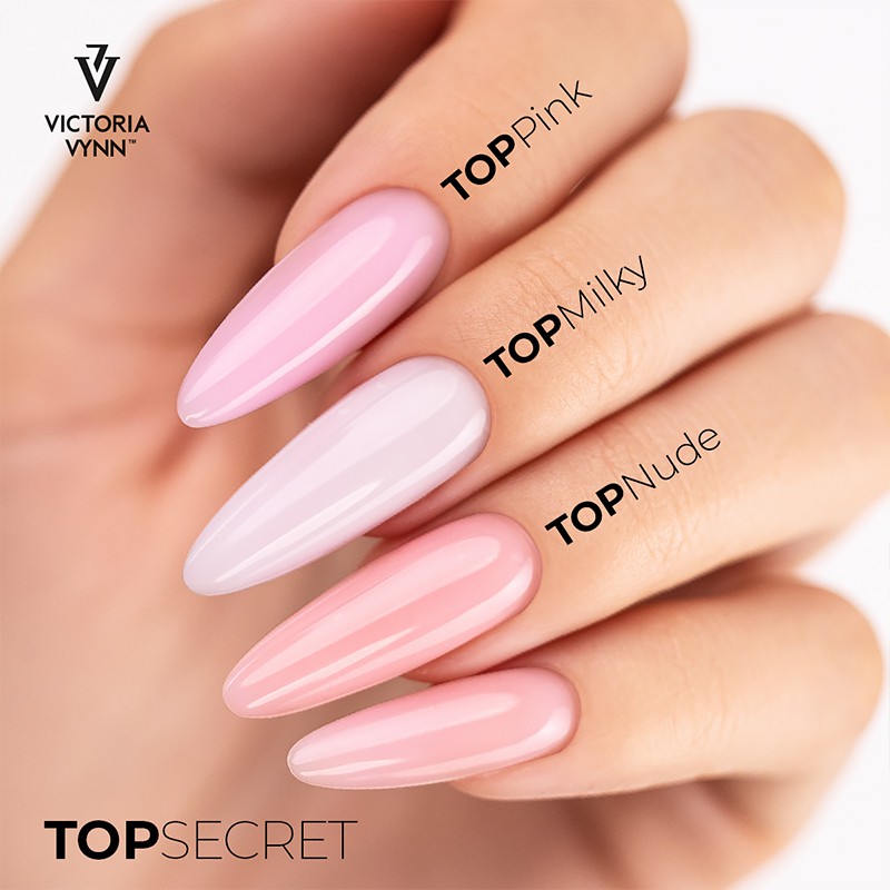 Victoria Vynn Top Hybrydowy Gel Polish Top Milky No Wipe 8ml LaDiosa.pl