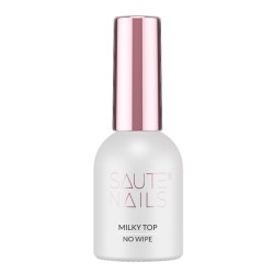 Saute Nails Milky Top No Wipe 8ml