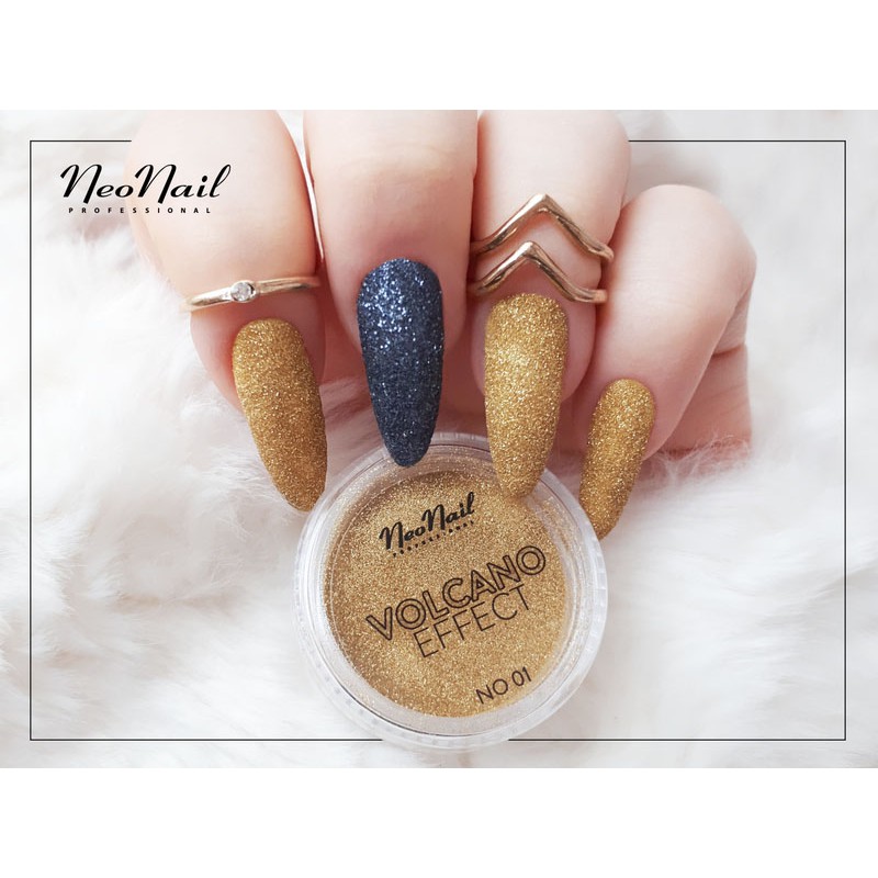NeoNail Pyłek Volcano Effect N01 Złoto GOLD NeoNail Pyłek Volcano Effect N01 Złoto GOLD