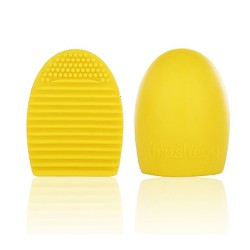 Brush Egg Jajko Myjka Silikonowa Czyścik do Pędzli Żółta
