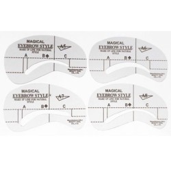 Lash Brow szablony do stylizacji brwi A5-A8