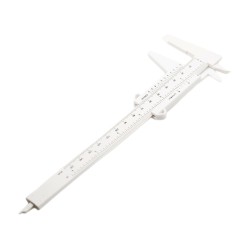 Suwmiarka plastikowa do brwi 15cm