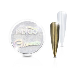 Indigo Pyłek Glammer silver efekt perły 0,5g