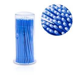 MIKROSZCZOTECZKI DO OCZYSZCZANIA RZĘS APLIKATORY 2,5mm NIEBIESKIE regular