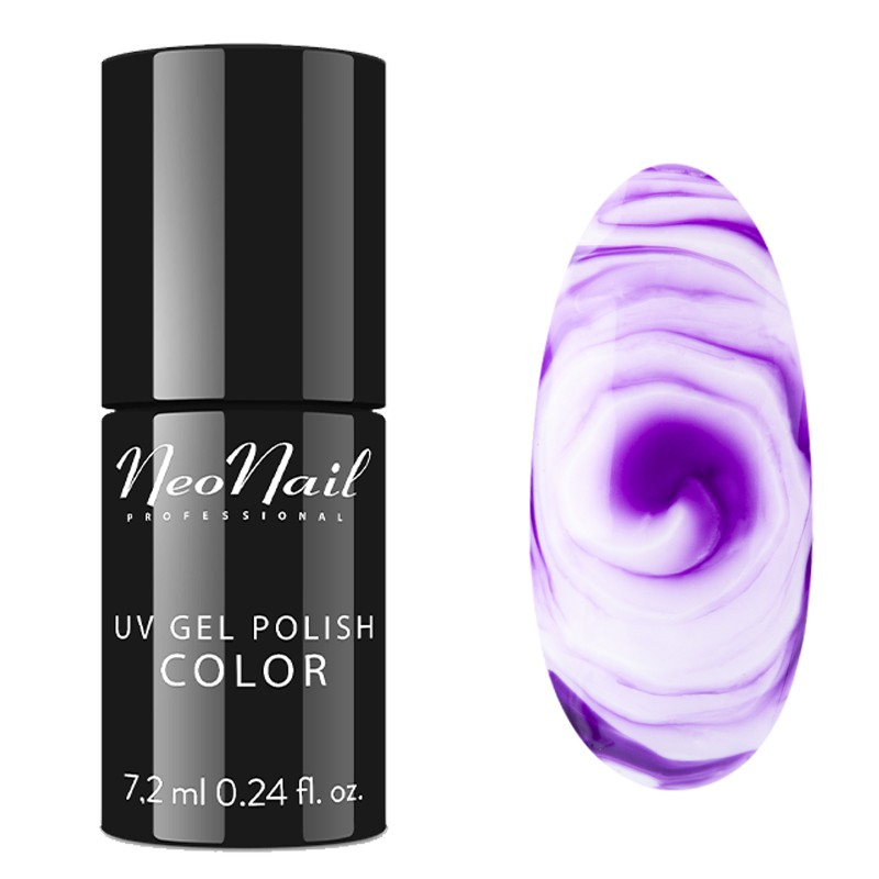 NeoNail Lakier Hybrydowy 6 ml - Purple  Aquarelle 5509