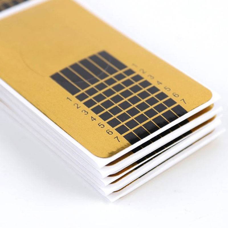 Szablony formy prostokąt GOLD 500 szt. Szablony formy prostokąt GOLD 500 szt.