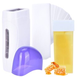 ZESTAW DO DEPILACJI Podgrzewacz PASKI 3x WOSK 100ml