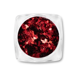 Przepiękne Romby Błyskotki 3D OZDOBY CEKINY HIT RED