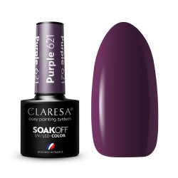 Claresa Lakier Hybrydowy Purple nr 621 5 ml
