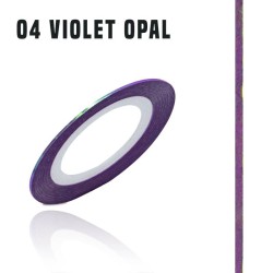 Nitka Tasiemka do Zdobień O4/A23  Violet Opal Fioletowa