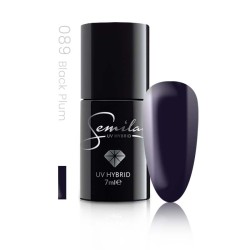 Semilac lakier hybrydowy 089 black plum