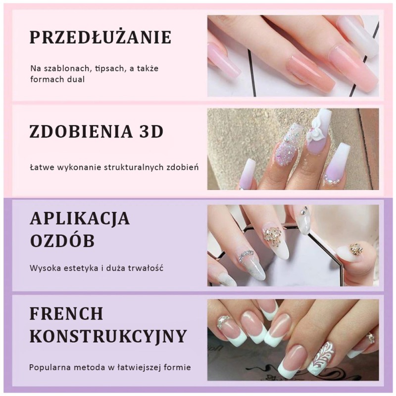 Puder proszek akrylowy 30g PINK różowy Puder proszek akrylowy 30g PINK różowy