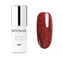 NEONAIL Glitter Effect Base Red Shine 7,2 ml